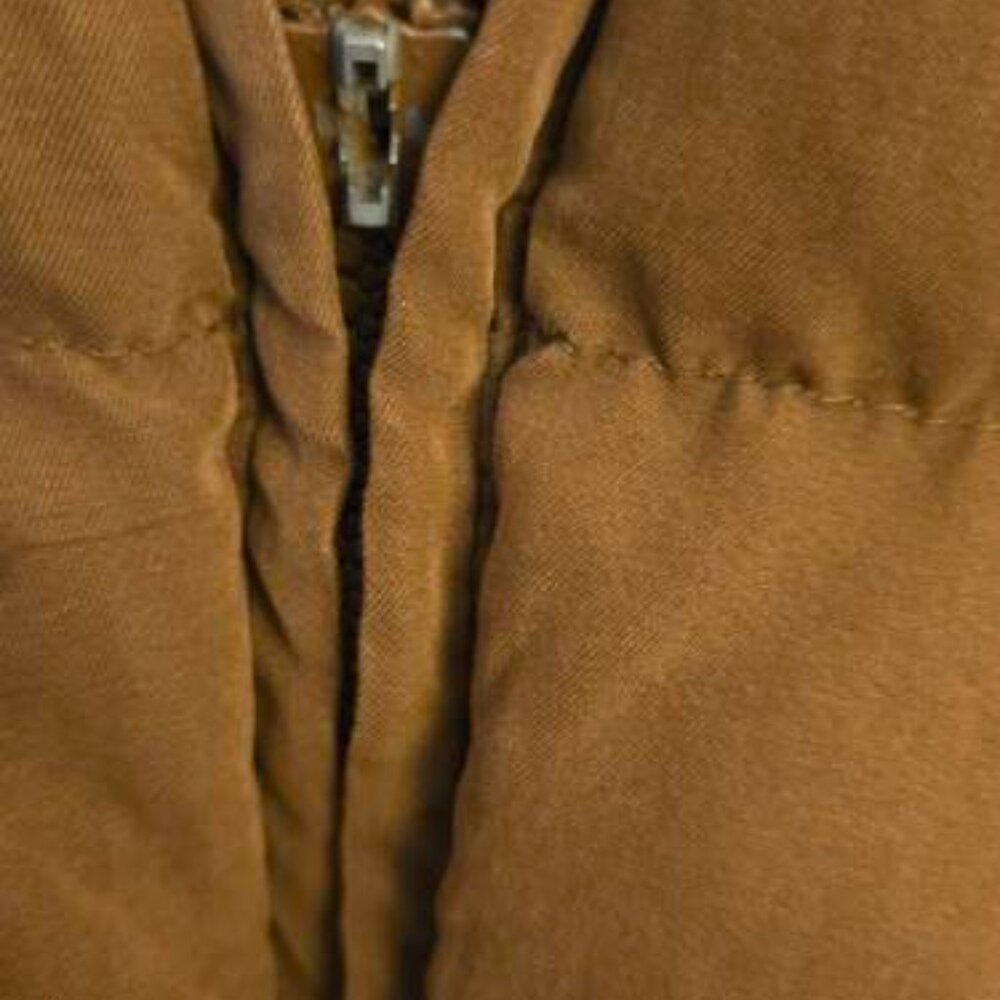 St. John's Bay Puffer Vest Men’s Size XL Color Beige/Cognac - Picture 6 of 8